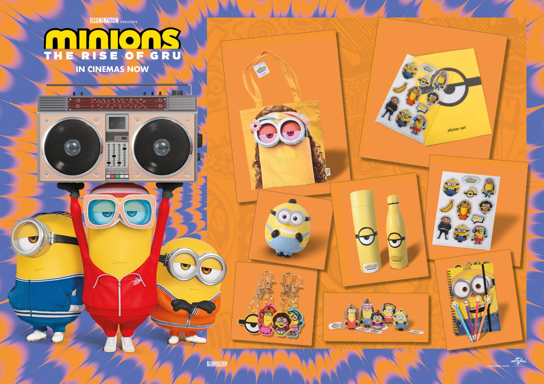 Win a Minions The Rise of Gru movie merchandise bundle Primary